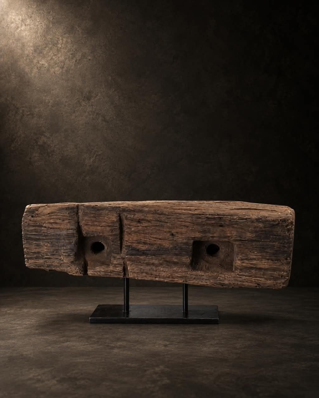 The Twin Apertures, reclaimed timber, shown complete