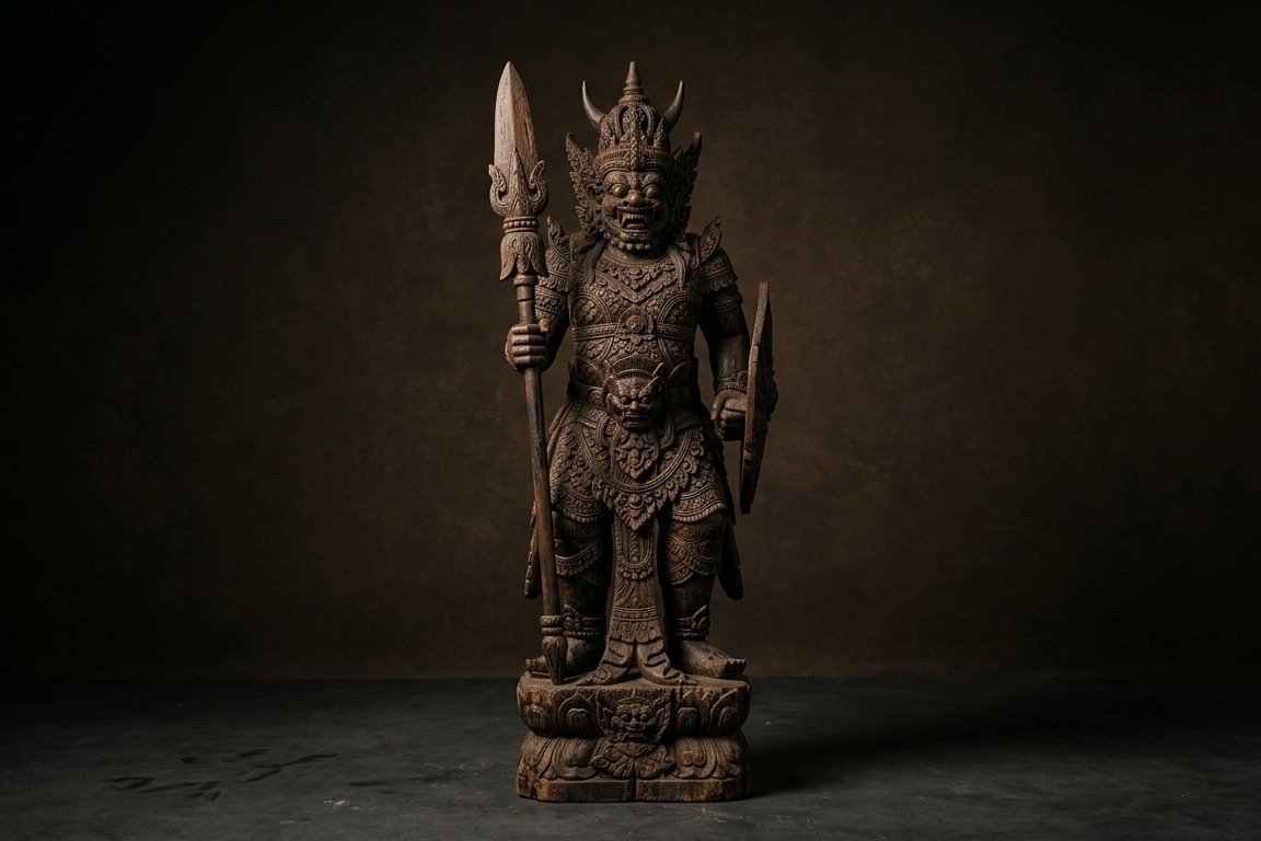 Monumental pieces from Borneo, complete view